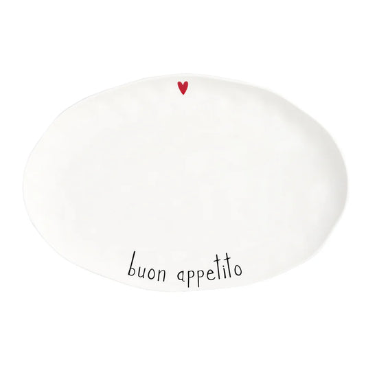 Piatto Ovale "Buon Appetito"