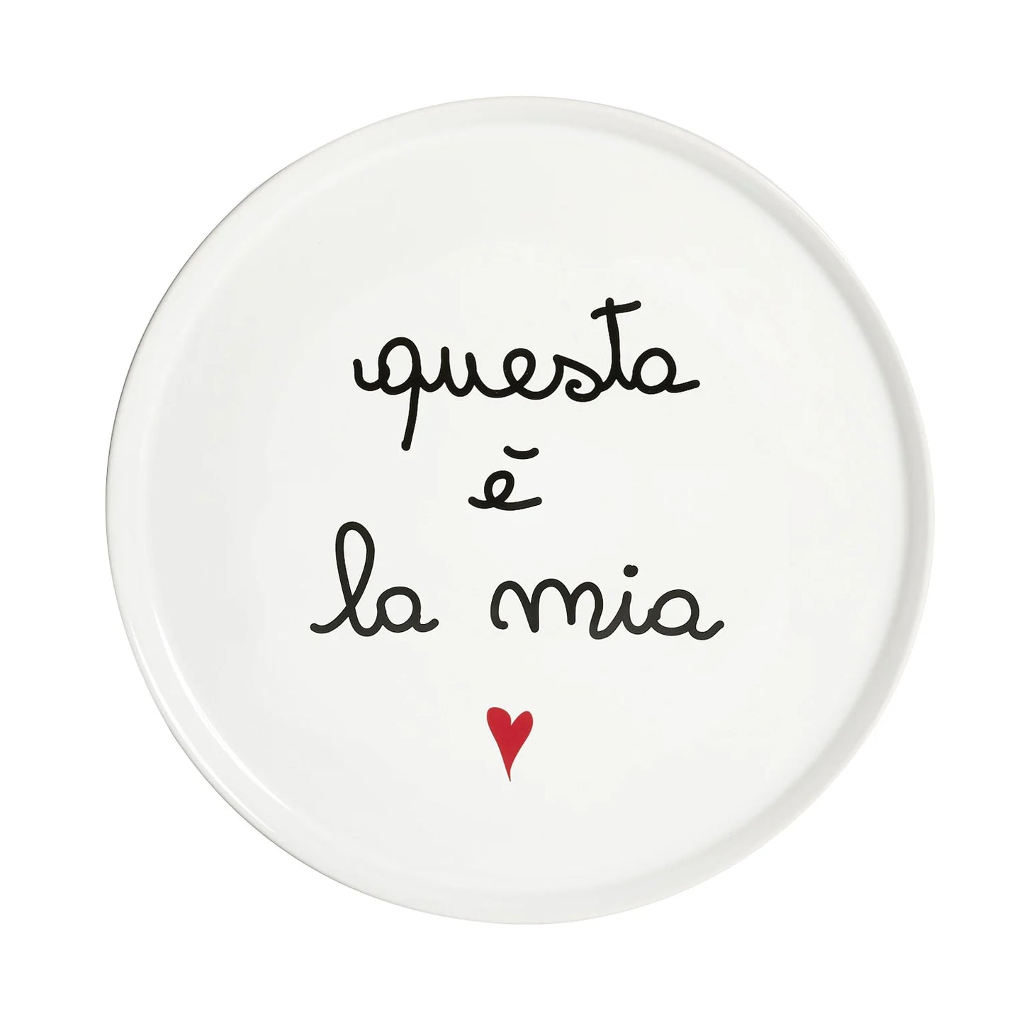 Piatto Pizza con decoro