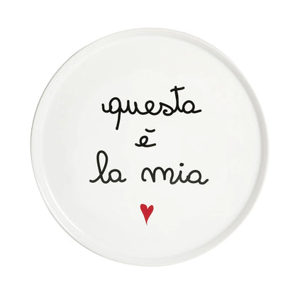 Piatto Pizza con decoro