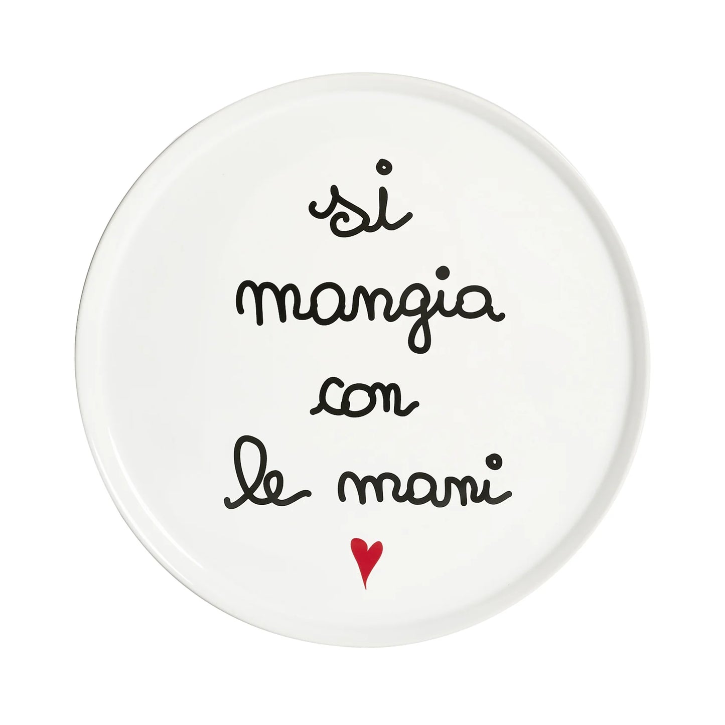 Piatto Pizza con decoro