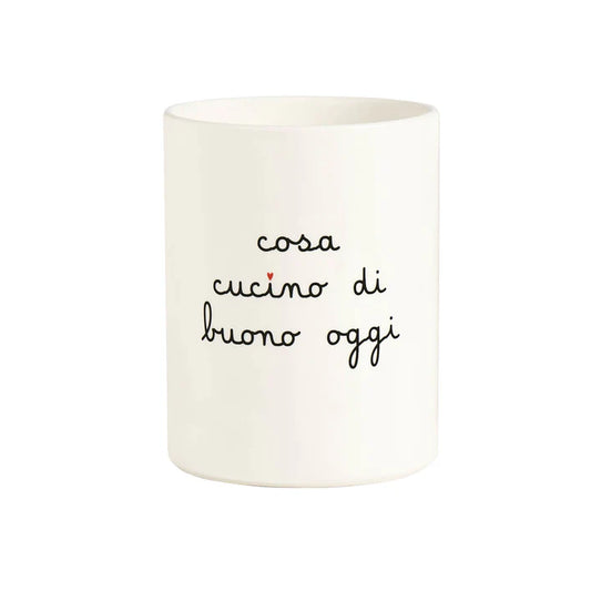 Porta mestoli "Cosa cucino di buono Oggi"