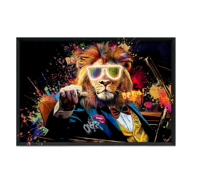 Quadro con LED - Leone