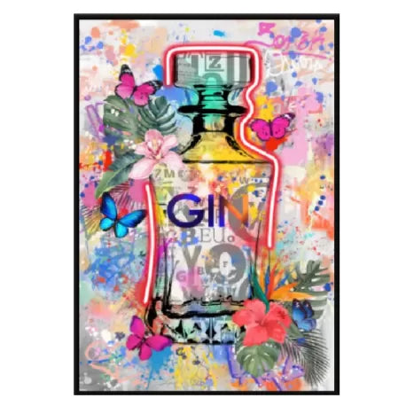 Quadro con LED - Gin