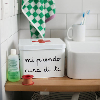 Scatola Acciaio "Mi prendo cura di Te" - Varie Misure