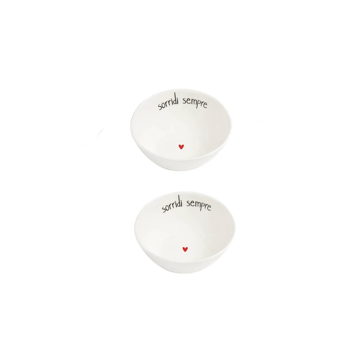 Set 2 Coppette "Sorridi Sempre"