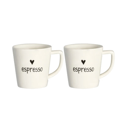 Set 2 Tazzine espresso  "Espresso"