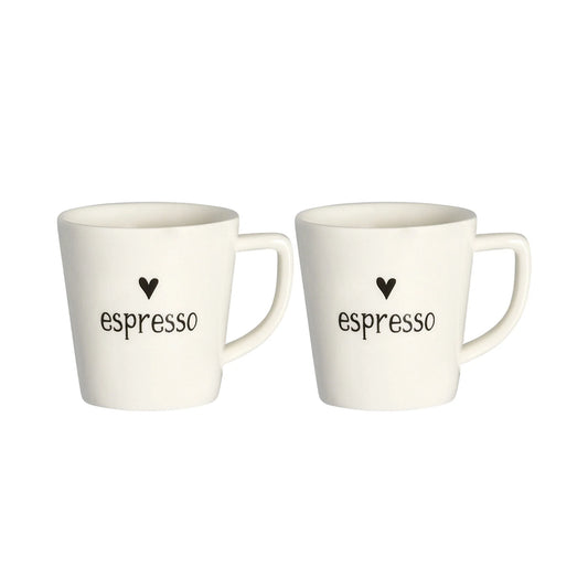 Set 2 Tazzine espresso  "Espresso"