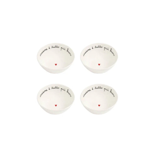Set 4 Coppette "Insieme è tutto più Buono"