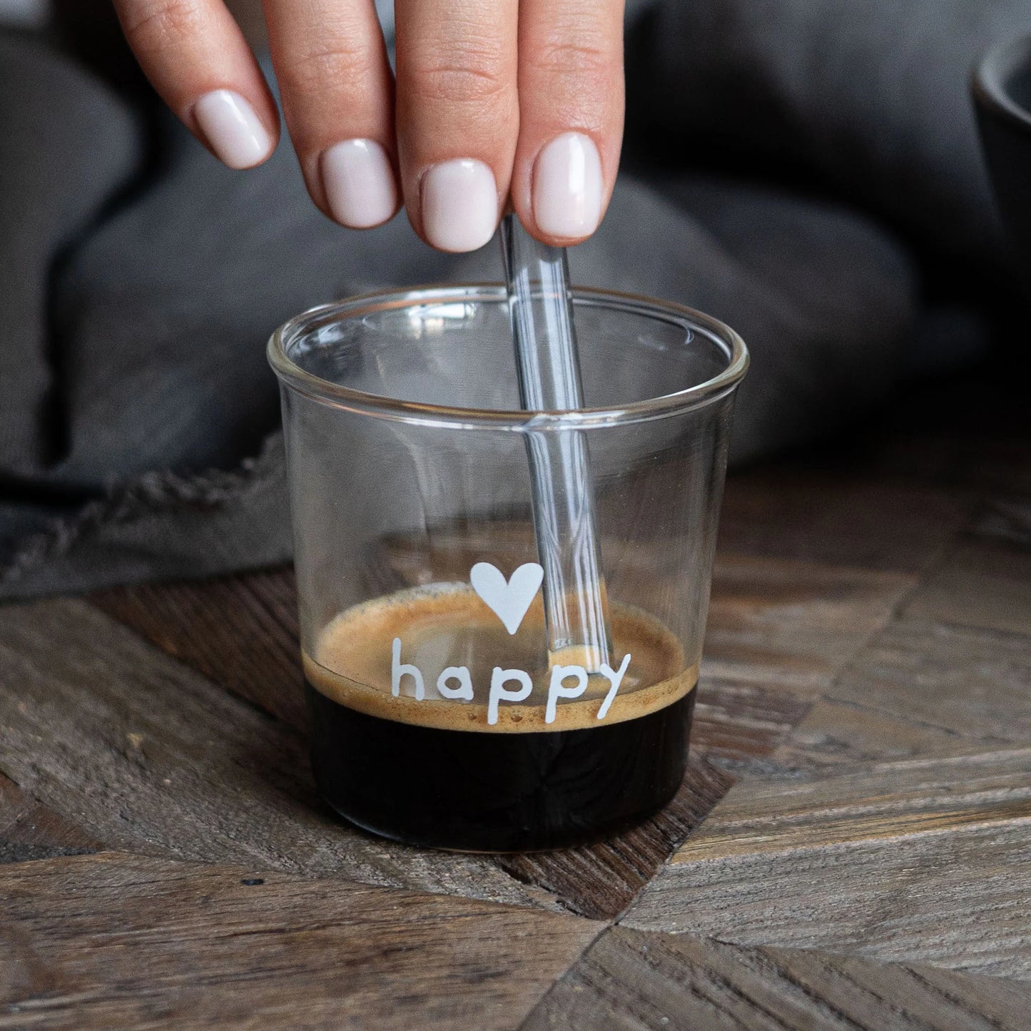 Set 4 Bicchierini "Happy"