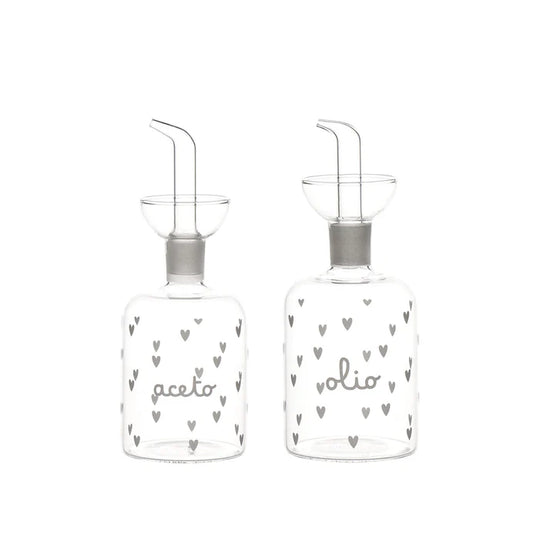 Set Olio-Aceto "Cuori"