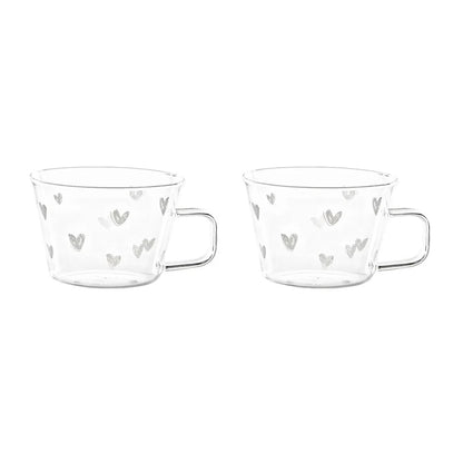 Set 2 Tazze Tè "Cuori"