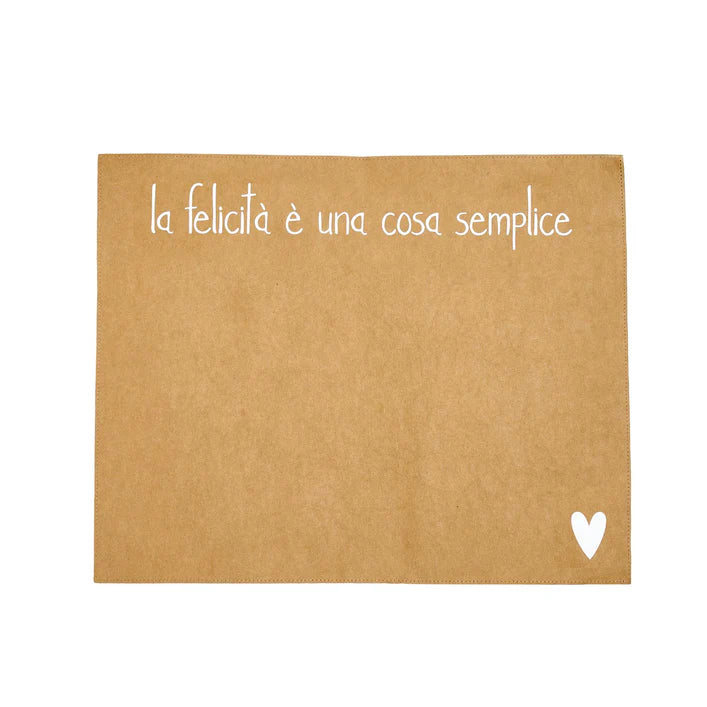 Tovaglietta in Cellulosa - Varie Scritte