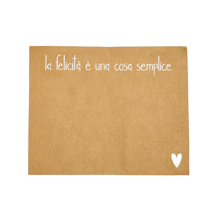 Tovaglietta in Cellulosa - Varie Scritte