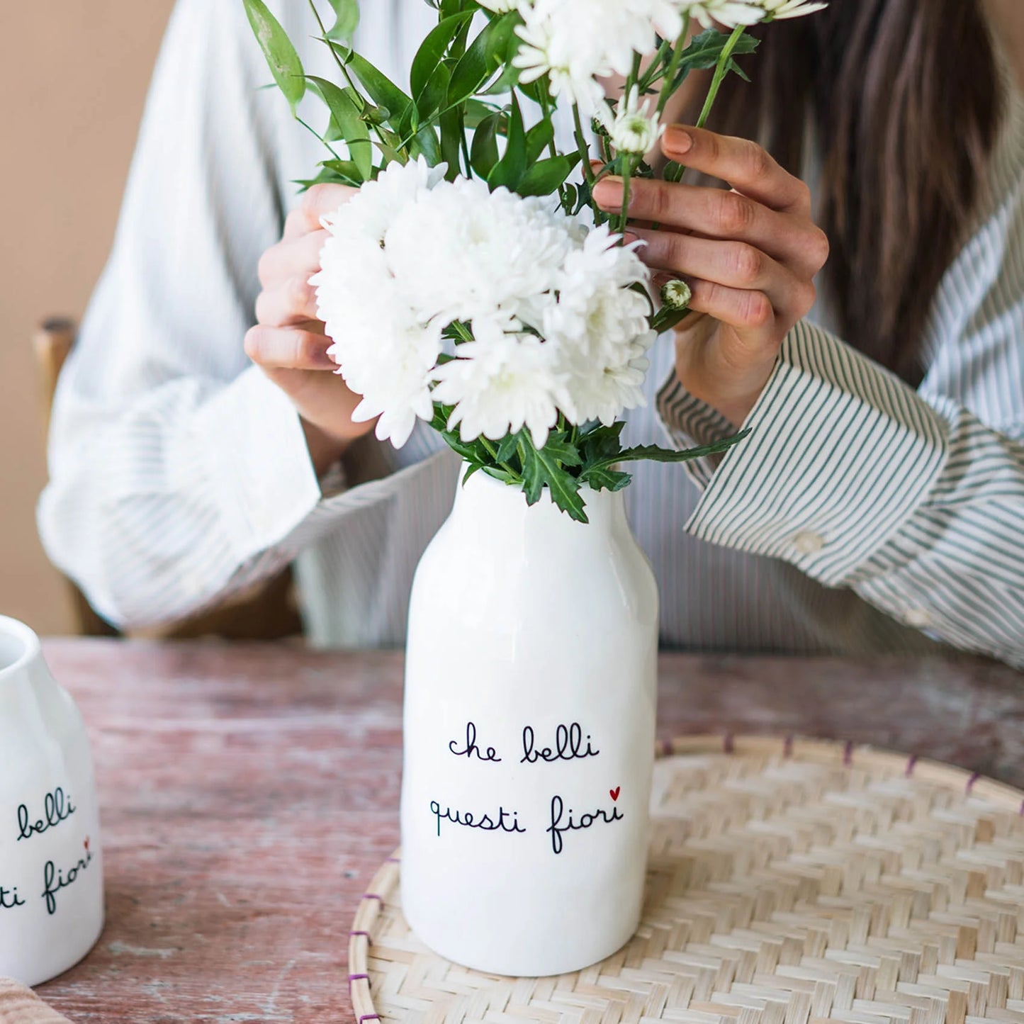 Vaso h21 cm "Che Belli questi Fiori"