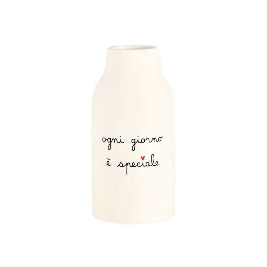 Vaso h21 cm "Ogni Giorno è Speciale"