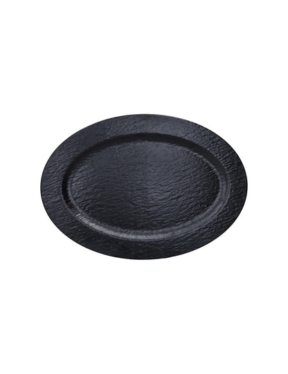 Vassoio Ovale Black Eclipse Melamina