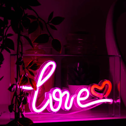 Insegna Neon con scritta decorativa