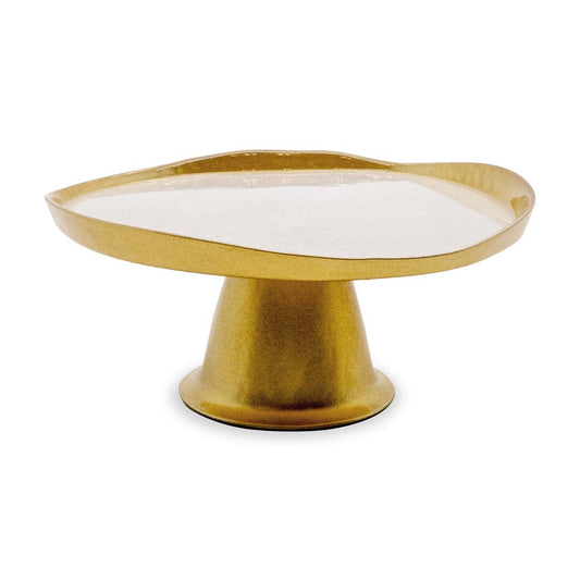 Alzatina in vetro grande Balat Line - Oro