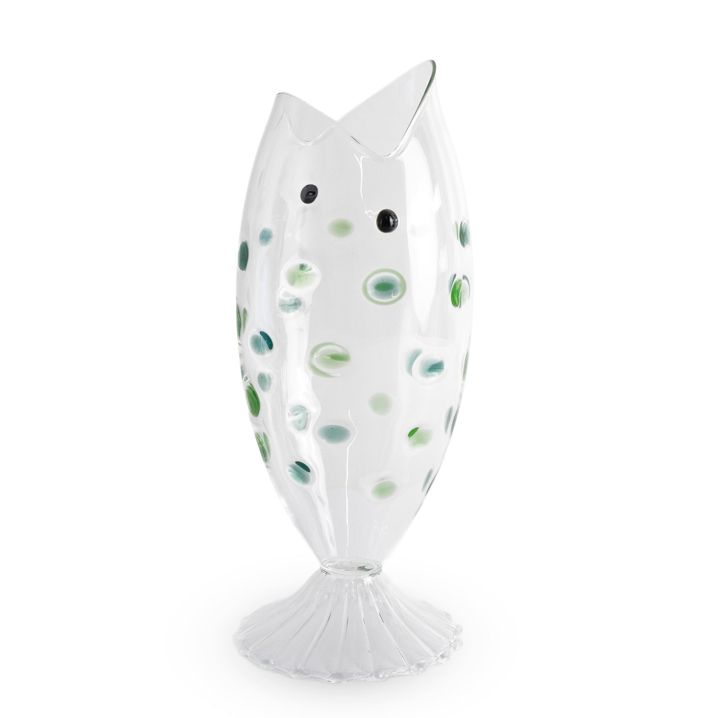 Brocca Pesce in vetro 1,2 L - Macchie Verdi