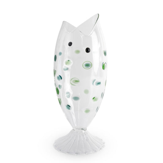 Brocca Pesce in vetro 1,2 L - Macchie Verdi