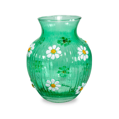 Vaso in Vetro Decorato - Vari Colori